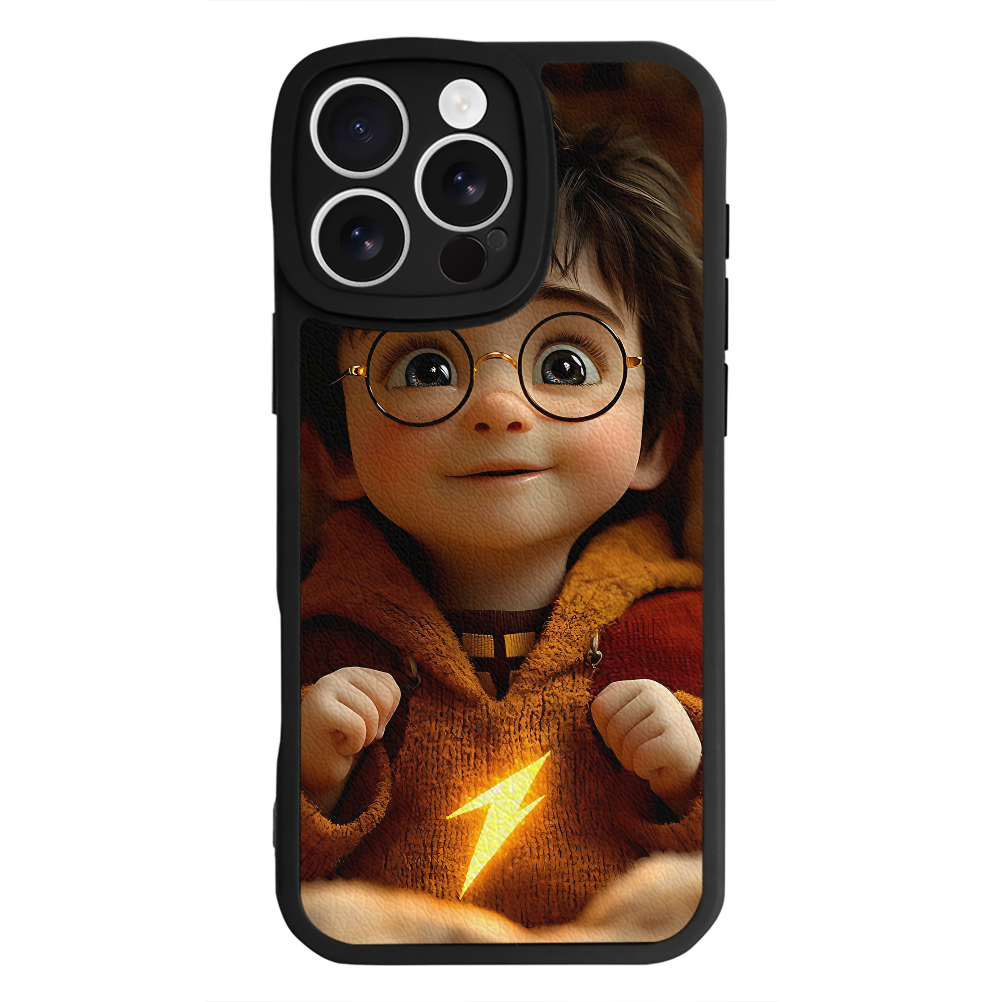 （画像用） Harry Potter ハリー・ポッターシリーズ 【iPhone 16シリーズ対応】シリコンスマホケース（レザー調） 材質：シリコン